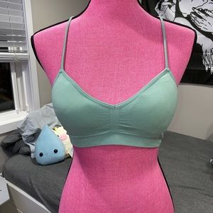Cute mint green bralette